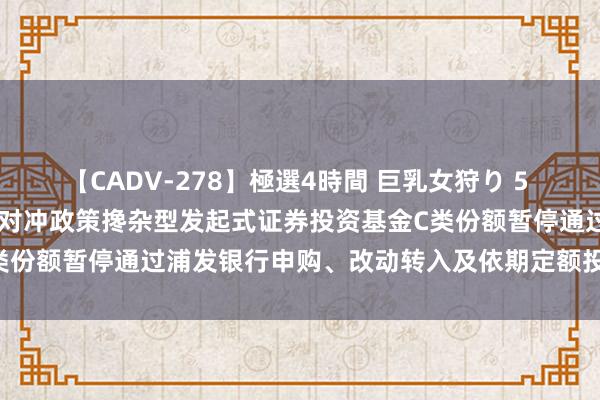 【CADV-278】極選4時間 巨乳女狩り 5 华宝量化C: 对于华宝量化对冲政策搀杂型发起式证券投资基金C类份额暂停通过浦发银行申购、改动转入及依期定额投资业务的公告