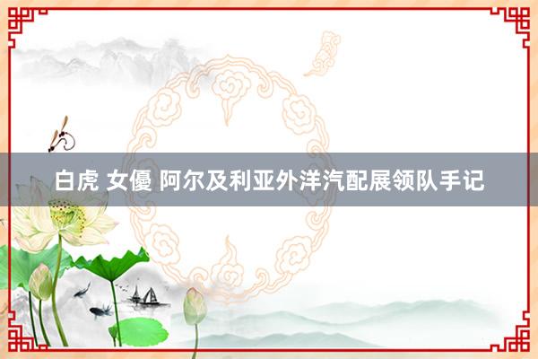 白虎 女優 阿尔及利亚外洋汽配展领队手记